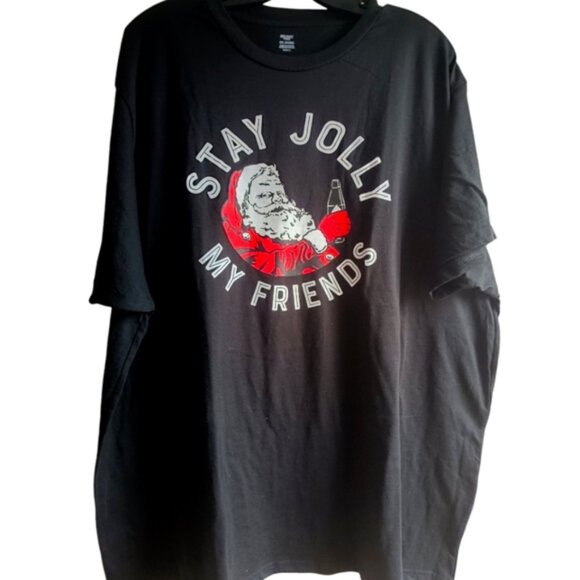 3XL 🎄Retro Santa Christmas X-Max Ugly Holiday T-Shirt Unisex - Picture 3 of 4